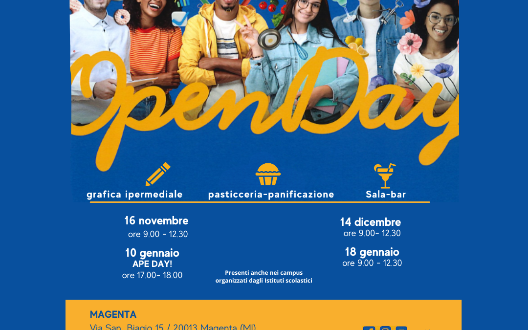 Open Day 16 novembre 2024